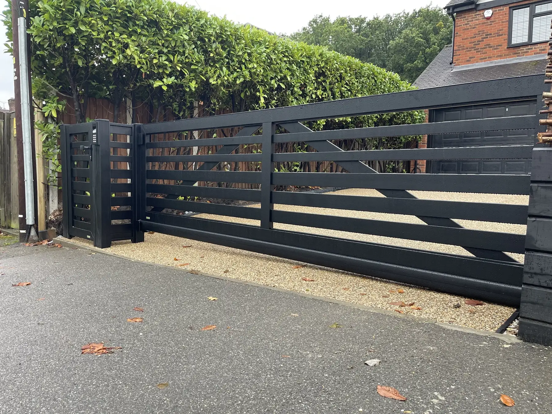 Driveway gate installation in Brentwood, Essex