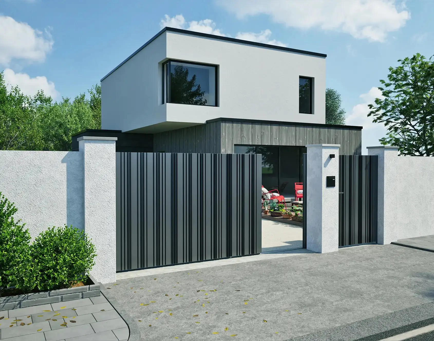 Kostum Premier aluminium gate