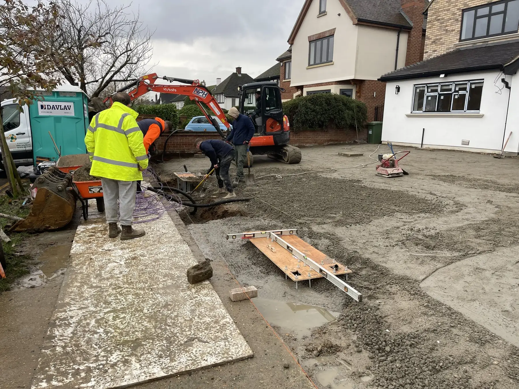 Ground works in progress
