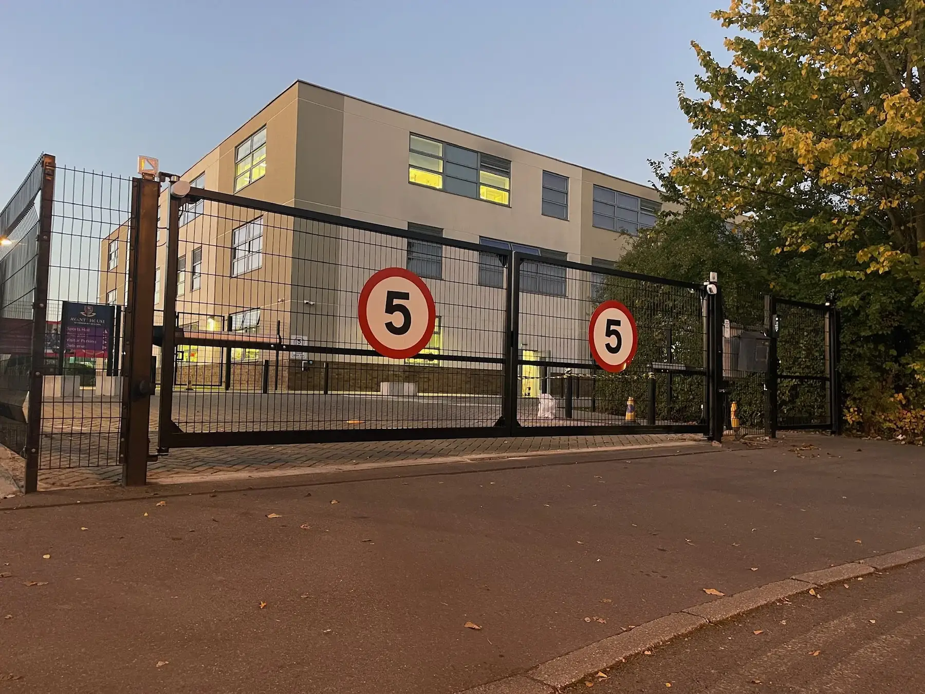 Avanti House Secondary School gates