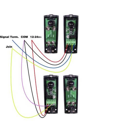 Photocells wired in series diagram